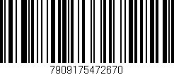 Código de barras (EAN, GTIN, SKU, ISBN): '7909175472670'