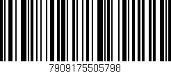 Código de barras (EAN, GTIN, SKU, ISBN): '7909175505798'