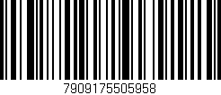 Código de barras (EAN, GTIN, SKU, ISBN): '7909175505958'