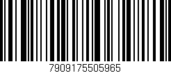 Código de barras (EAN, GTIN, SKU, ISBN): '7909175505965'
