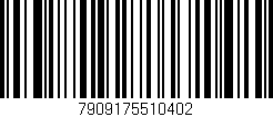 Código de barras (EAN, GTIN, SKU, ISBN): '7909175510402'