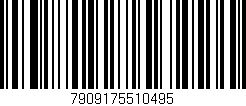Código de barras (EAN, GTIN, SKU, ISBN): '7909175510495'