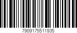 Código de barras (EAN, GTIN, SKU, ISBN): '7909175511935'