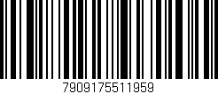 Código de barras (EAN, GTIN, SKU, ISBN): '7909175511959'