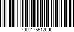 Código de barras (EAN, GTIN, SKU, ISBN): '7909175512000'