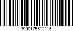 Código de barras (EAN, GTIN, SKU, ISBN): '7909175512116'