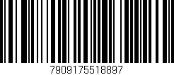 Código de barras (EAN, GTIN, SKU, ISBN): '7909175518897'