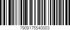 Código de barras (EAN, GTIN, SKU, ISBN): '7909175540003'