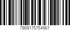Código de barras (EAN, GTIN, SKU, ISBN): '7909175754967'