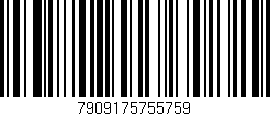 Código de barras (EAN, GTIN, SKU, ISBN): '7909175755759'