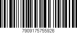 Código de barras (EAN, GTIN, SKU, ISBN): '7909175755926'