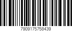 Código de barras (EAN, GTIN, SKU, ISBN): '7909175758439'
