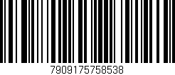 Código de barras (EAN, GTIN, SKU, ISBN): '7909175758538'