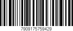 Código de barras (EAN, GTIN, SKU, ISBN): '7909175759429'