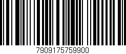 Código de barras (EAN, GTIN, SKU, ISBN): '7909175759900'