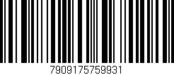 Código de barras (EAN, GTIN, SKU, ISBN): '7909175759931'
