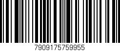 Código de barras (EAN, GTIN, SKU, ISBN): '7909175759955'
