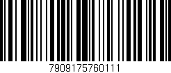 Código de barras (EAN, GTIN, SKU, ISBN): '7909175760111'