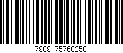 Código de barras (EAN, GTIN, SKU, ISBN): '7909175760258'