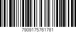 Código de barras (EAN, GTIN, SKU, ISBN): '7909175761781'