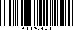 Código de barras (EAN, GTIN, SKU, ISBN): '7909175770431'