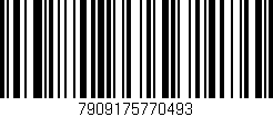 Código de barras (EAN, GTIN, SKU, ISBN): '7909175770493'