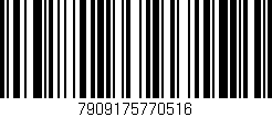 Código de barras (EAN, GTIN, SKU, ISBN): '7909175770516'