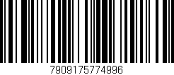 Código de barras (EAN, GTIN, SKU, ISBN): '7909175774996'