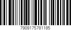 Código de barras (EAN, GTIN, SKU, ISBN): '7909175781185'
