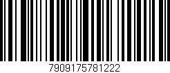 Código de barras (EAN, GTIN, SKU, ISBN): '7909175781222'