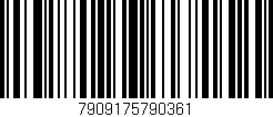 Código de barras (EAN, GTIN, SKU, ISBN): '7909175790361'