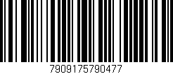 Código de barras (EAN, GTIN, SKU, ISBN): '7909175790477'