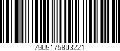 Código de barras (EAN, GTIN, SKU, ISBN): '7909175803221'