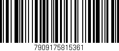 Código de barras (EAN, GTIN, SKU, ISBN): '7909175815361'