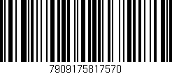 Código de barras (EAN, GTIN, SKU, ISBN): '7909175817570'