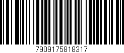 Código de barras (EAN, GTIN, SKU, ISBN): '7909175818317'