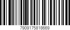 Código de barras (EAN, GTIN, SKU, ISBN): '7909175818669'