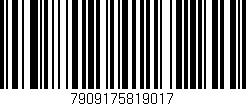 Código de barras (EAN, GTIN, SKU, ISBN): '7909175819017'
