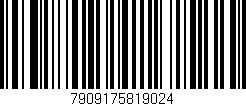 Código de barras (EAN, GTIN, SKU, ISBN): '7909175819024'