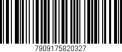 Código de barras (EAN, GTIN, SKU, ISBN): '7909175820327'
