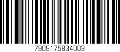 Código de barras (EAN, GTIN, SKU, ISBN): '7909175834003'