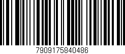 Código de barras (EAN, GTIN, SKU, ISBN): '7909175840486'