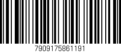 Código de barras (EAN, GTIN, SKU, ISBN): '7909175861191'