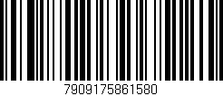 Código de barras (EAN, GTIN, SKU, ISBN): '7909175861580'