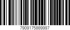 Código de barras (EAN, GTIN, SKU, ISBN): '7909175889997'
