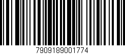 Código de barras (EAN, GTIN, SKU, ISBN): '7909189001774'