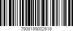 Código de barras (EAN, GTIN, SKU, ISBN): '7909189002818'