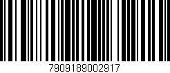 Código de barras (EAN, GTIN, SKU, ISBN): '7909189002917'