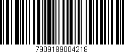 Código de barras (EAN, GTIN, SKU, ISBN): '7909189004218'
