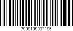 Código de barras (EAN, GTIN, SKU, ISBN): '7909189007196'